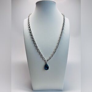 Givenchy Pear Stone Short Pendant Necklace